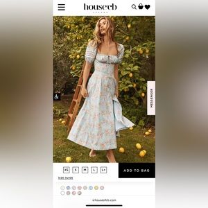 TALLULAH 
Wishlist
BLUE VINTAGE FLORAL PUFF SLEEVE MIDI DRESS